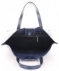 Bőr táska shopper bag Genuine Leather tengerkék 6047